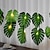 voordelige LED-lichtstrengen-3m 20leds palmblad hawaiian tropical party decor verlichting voor huis tuin outdoor indoor jungle aan zee outdoor camping party decoraties
