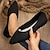 ieftine Pantofi Joși de Damă-Pentru femei Pantofi Flați Mărime Plus Size Pantofi de confort În aer liber Zilnic Culoare solidă Vară Toc Drept Vârf ascuțit Elegant Casual minimalism Material elastic Loafer Negru Galben Kaki