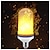 ieftine Becuri Globe LED-bec cu flacără led e27 lampă de foc bec de porumb pâlpâit lumină led efect dinamic de flacără 85-265v pentru iluminarea casei