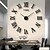 cheap Wall Clocks-Wall Mounted Clock Decoration Clock Creative Nordic Living Room Acrylic Stereoscopic Bedroom DIY Silent Home