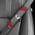 abordables Gadgets pour intérieur de voiture-Protecteur d&#039;épaule en cuir de fibre de carbone pour ceinture de sécurité automobile