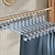 cheap Home Storage &amp; Hooks-10 Pack Trouser Hanger Clip Retractable Wardrobe Household Traceless JK Hanger Clothes Hanger Collection Stainless Steel Skirt Clip Drying Clip Artifact