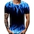 cheap Men&#039;s 3D Tee-Graphic Flame Vintage Fashion Designer Men&#039;s 3D Print T shirt Tee Flame Shirt Outdoor Daily Sports T shirt Black Blue Red &amp; White Short Sleeve Crew Neck Shirt Spring &amp; Summer Clothing Apparel S M L