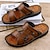 cheap Men&#039;s Sandals-Men&#039;s Sandals Slippers Beach Slippers Comfort Sandals Walking Casual Beach Daily Beach PVC Waterproof Breathable Comfortable Loafer Brown khaki Summer