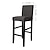 levne Potah na jídelní židli-2 ks strečový potah na barovou stoličku pultová stolička hospodská potah na židli černý pro svatební jídelnu kavárna potah na barovou stoličku snímatelný nábytek potah na židli