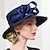 Χαμηλού Κόστους Καπέλα για Πάρτι-Καπέλα Διπλής στρώσης ύφασμα Κλος καπέλο Καπέλο ηλίου Ημίψηλο Γάμου Πάρτι Τσαγιού Κομψό Βρετανικό Με Κρυσταλλάκια Φιόγκος Ακουστικό Καπέλα