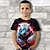cheap Boy&#039;s 3D T-shirts-Boys 3D Graphic Animal Tiger T shirt Tee Short Sleeve 3D Print Summer Spring Active Sports Fashion Polyester Kids 3-12 Years Outdoor Casual Daily Regular Fit