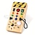 cheap Educational Toys-Montessori Busy Board For Toddlers With 8 LED Light Switches Sensory Toy Light Switch Toy Travel Toy For Babies And Toddlers Over 1 Years Old