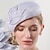voordelige Feesthoeden-hoed Sinamay Schotel Hoed Bunker Hoed Avond Feest Damesdag Bruiloft Brits Met Pareldetails Helm Hoofddeksels