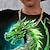 abordables Animaux 3D pour Garçon-Garçon 3D Graphic Animal Dragon T-shirt &amp; Short Ensemble tee-shirt Ensemble de Vêtements Manche Courte 3D effet Eté Printemps Actif Sportif Mode Enfants 3-13 ans Extérieur Vacances Plein Air Standard