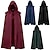 cheap Capes &amp; Cloaks-Vintage Punk &amp; Gothic Medieval Cape Cosplay Costume Cloak Witch Plague Doctor Viking Witches Ranger Fancy Dress Men's Women's Unisex Celtic Viking Fantasy Halloween Carnival Masquerade Performance