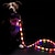 baratos Coleiras, Trelas e Peitorais para Cães-LED trela para cães usb luz recarregável até 2,5 cm de largura trela para animais de estimação 3 modo de luz flash rápido sólido flash lento