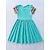 Χαμηλού Κόστους Φορέματα-παιδικό κοριτσίστικο φόρεμα κινουμένων σχεδίων ουράνιο τόξο κοντομάνικο σχολικό πάρτι κεντημένο χαριτωμένο βαμβακερό μπλουζάκι μέχρι το γόνατο φόρεμα μπλουζάκι φόρεμα καλοκαίρι 3 ετών+ γκρι