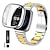 voordelige Fitbit-horlogebanden-Slimme horlogeband Compatibel met: Fitbit Versa 4 Sense 2 Versa 3 Sense Versa 2 Roestvrij staal Smartwatch Band met zaak met verwijderingstool Metalen sluiting Sportband Vervanging Polsbandje