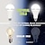 olcso LED-es gömbizzók-újratölthető vészhelyzeti led izzó kampós tartóval világít áramszünet esetén e27 led izzók otthoni campinp túrákhoz