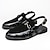 cheap Men&#039;s Sandals-Men&#039;s Sandals Dress Shoes Business Casual Beach Daily PU Breathable Comfortable Loafer Black White Summer Fall