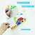baratos Brinquedos de Montar-296 peças de quebra-cabeças de blocos de construção de unhas de cogumelo de plástico - brinquedos educativos para crianças para melhorar a cognição das cores &amp; desenvolvimento intelectual - presente