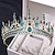 voordelige Accessoires voor haarstyling-luxe barokke kristallen bruids tiara&#039;s strass kroon bruids diadeem bruiloft haaraccessoires voor damesmode-sieraden