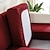 cheap Sofa Seat &amp; Armrest Cover-Stretch Sofa seat Cushion Cover Slipcover Elastic Couch Armchair Loveseat 4 or 3 Seater Grey Plain Solid Soft Durable Washable
