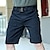 billige Cargoshorts-Herre Shorts med lommer Trekking-shorts Vanlig Komfort Åndbart udendørs Daglig I-byen-tøj Mode Afslappet Sort Grøn