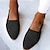 ieftine Sandale de Damă-Pentru femei Sandale Sandale plate Mărime Plus Size Sandale împletite În aer liber Zilnic Culoare solidă Vară Toc Drept Vârf ascuțit Epocă Casual Imitație Piele Negru Alb Migdală