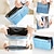 economico organizzazione e archiviazione-pratica borsa a doppia borsa in nylon con doppio organizer per cosmetici nero