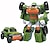 voordelige rc voertuigen-mini tobot transformatie robot speelgoed korea cartoon broers anime tobot vervorming auto vliegtuig speelgoed voor kinderen cadeau