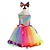 cheap Dresses-Toddler Girls&#039; Party Dress Sequin Sleeveless Performance Outdoor Sequins Mesh Active Princess Nylon Above Knee Tulle Dress Slip Dress Summer Spring Fall 3-7 Years Multicolor