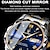 Недорогие Кварцевые часы-Роскошные мужские кварцевые часы poedagar, лучшие брендовые мужские наручные часы, водонепроницаемые, светящиеся, с датой, неделей, кварцевые мужские часы