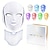 billige Ansigtsplejeenhed-7 farver lys led ansigtsmaske med hals hudforyngelse ansigtsbehandling behandling skønhed anti acne terapi blegning