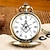 tanie Zegarki kwarcowe-Vintage zegarek kieszonkowy z łańcuszkiem brąz mason masoński g unisex kwarcowy ozdoba sukienka zegarek wisiorek naszyjnik łańcuszek