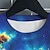 preiswerte 3D-T-Shirts für Jungen-Jungen 3D Graphic Galaxis Astronaut T-Shirt Kurzarm 3D-Druck Sommer Frühling Aktiv Sport Modisch Polyester kinderkleidung 3-12 Jahre Outdoor Casual Täglich Regular Fit