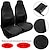 cheap Car Seat Covers-StarFire 2Pcs Waterproof Polyester Universal Seat Cover Front Car Van Seat Covers Protectors Nonslip Backing Dust-proof For Cars Bus VAN