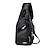 abordables Sacs, sacs à dos pour PC portables-pochette à bandoulière décontractée pour hommes à la mode sac à bandoulière en cuir pu sac de poitrine de loisirs