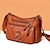 cheap Crossbody Bags-Women&#039;s Crossbody Bag Shoulder Bag PU Leather Daily Zipper Large Capacity Solid Color Black Brown