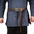baratos Acessórios e mais-Retro Vintage Punk e gótico Medieval Traje Cosplay Baile de Máscara Cinto Guerreiro Cavalheiro Viking cavaleiro celta Ranger Fantasia Homens Mulheres Unisexo Celta Viking Dia Das Bruxas Carnaval