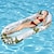 abordables Diversión y deportes al aire libre-Punto flotante para piscina, sillón reclinable de agua inflable con clip para el brazo, fila flotante de red, anillo de natación, juguete acuático, fila flotante inflable