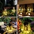 olcso Pathway Lights &amp; Lanterns-napelemes lámpák függő kültéri függő napelemes kerti lámpák dekoratív retro fém vízálló pillangós napelemes lámpa teraszra udvari ösvény teraszra