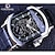 levne Mechanické hodinky-forsining retro pánské mechanické hodinky luxusní módní podnikání automatická kostra náramkové hodinky pánské mechanické vodotěsné hodinky clock men