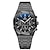 Недорогие Кварцевые часы-Роскошные кварцевые часы chenxi для мужчин, водонепроницаемые хронограф из нержавеющей стали, спортивные деловые повседневные мужские кварцевые наручные часы, мужские светящиеся часы