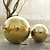 baratos Decoração de pátio-6 peças de bolas de aço inoxidável - bolas ocas polidas espelhadas de 32-120 mm para decoração de casa, decoração de jardim, cena, presente de aniversário &amp; mais!