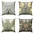 cheap Floral &amp; Plants Style-William Morris Double Side Pillow Cover 4PC Floral Plant Soft Decorative Square Cushion Case Pillowcase for Bedroom Livingroom Sofa Couch Chair