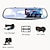billige Bil-DVR-4,2 tommer stor skjerm bakspeil dash cam dobbel linse hd 1080p nattmarked hd dash cam for alle modeller