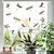 baratos Adesivos de Parede Decorativos-libélula primavera beija-flor adesivo de parede criativo fundo adesivo de janela do quarto