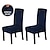 Χαμηλού Κόστους Κάλυμμα καρέκλας τραπεζαρίας-κάλυμμα καρέκλας τραπεζαρίας ελαστικό κάθισμα καρέκλας κάλυμμα βελούδινο μαλακό απλό μονόχρωμο ανθεκτικό πλενόμενο προστατευτικό επίπλων για πάρτι τραπεζαρίας