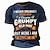 Χαμηλού Κόστους ανδρικό μπλουζάκι 3d-Γραφική Γράμμα Βίντατζ Μοντέρνα Υψηλής Ποιότητας Ανδρικά 3D εκτύπωση Μπλουζάκι Grumpy Old Man T-shirt ΕΞΩΤΕΡΙΚΟΥ ΧΩΡΟΥ Καθημερινά Αθλητικά Κοντομάνικη μπλούζα Βαθυγάλαζο Μπλε Ρουά Θαλασσί Κοντομάνικο