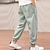 ieftine Pantaloni-pantaloni din in pentru băiat pantaloni buzunar culoare uni respirabili pantaloni confortabili sport în aer liber zilnic de bază negru verde kaki talie mijlocie