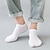 abordables calcetines de hombre-unisex 5 pares de calcetines tobilleros negro blanco gris color no show calcetines lisos invisibles calcetines de corte bajo casual diario básico medio cuatro estaciones transpirable