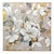 levne Květinové či botanické obrazy-ručně vyráběné ručně malované olejomalba nástěnné umění abstraktní bílé květy řezba domácí dekorace výzdoba rolované plátno bez rámu nenatažené