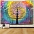 levne boho gobelín-strom života závěsný gobelín slunce měsíc zeď umění velký gobelín nástěnná malba výzdoba fotografie pozadí přikrývka závěs domácí ložnice dekorace obývacího pokoje